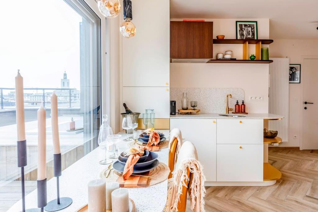 Love Nest - Your Cosy Penthouse Ostenda Zewnętrze zdjęcie